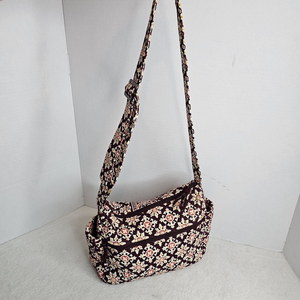 Vintage Vera Bradley Women's Quilted Shoulder Bag Medallion Purse Handbag